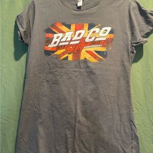 Bad Company Concert Softstyle Ladies Gray T-Shirt